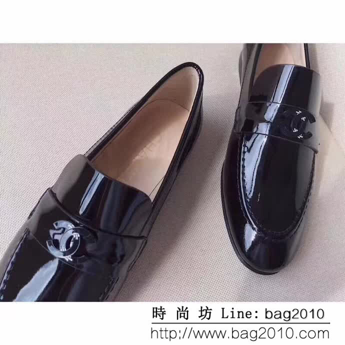 CHANEL香奈兒 897 法國專櫃 經典漆皮 時尚舒適 女單鞋 QZS1443